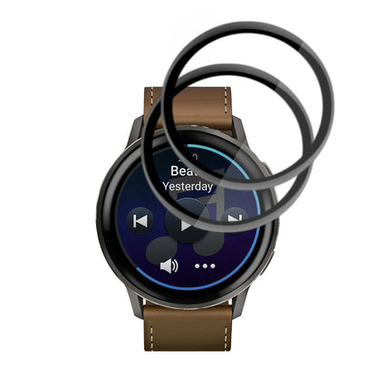 Pellicola Protettiva Techsuit Nano Flex per Garmin Venu 4 45mm, Set 2 pezzi, Plastica, Nera