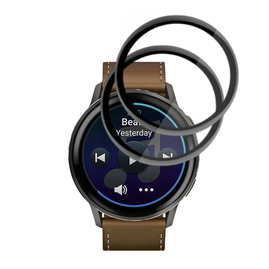 Schutzfolie Techsuit Nano Flex für Garmin Venu 4 45mm, Set 2 Stück, Kunststoff, Schwarz