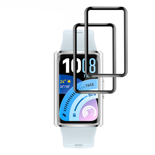 Schutzfolie Techsuit Nano Flex für Huawei Band 11 Pro, Set 2 Stück, Kunststoff, Schwarz