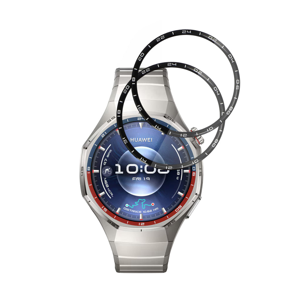 Schutzfolie Techsuit Nano Flex für Huawei Watch GT 6 Pro, Set mit 2 Stück, Kunststoff, Schwarz