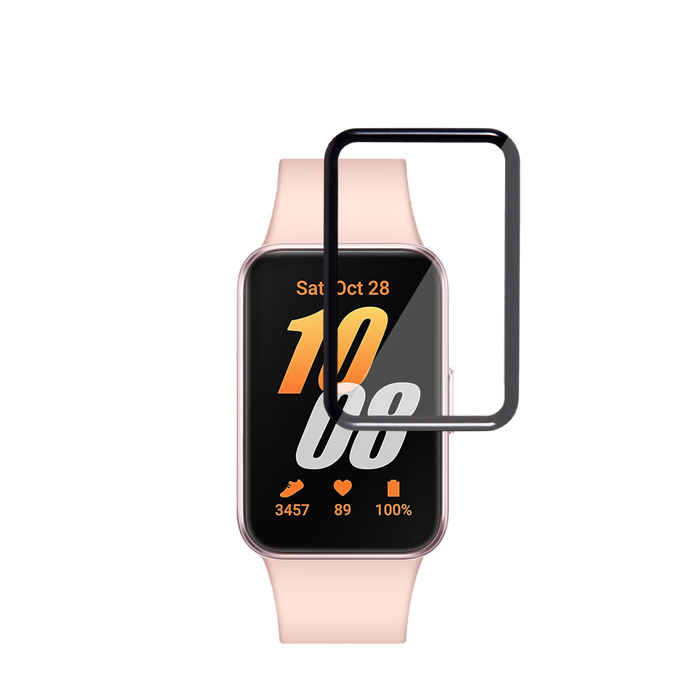 Pellicola Protettiva Techsuit Nano Flex per Samsung Galaxy Fit3 R39M, Set 2 pezzi, Plastica, Nera