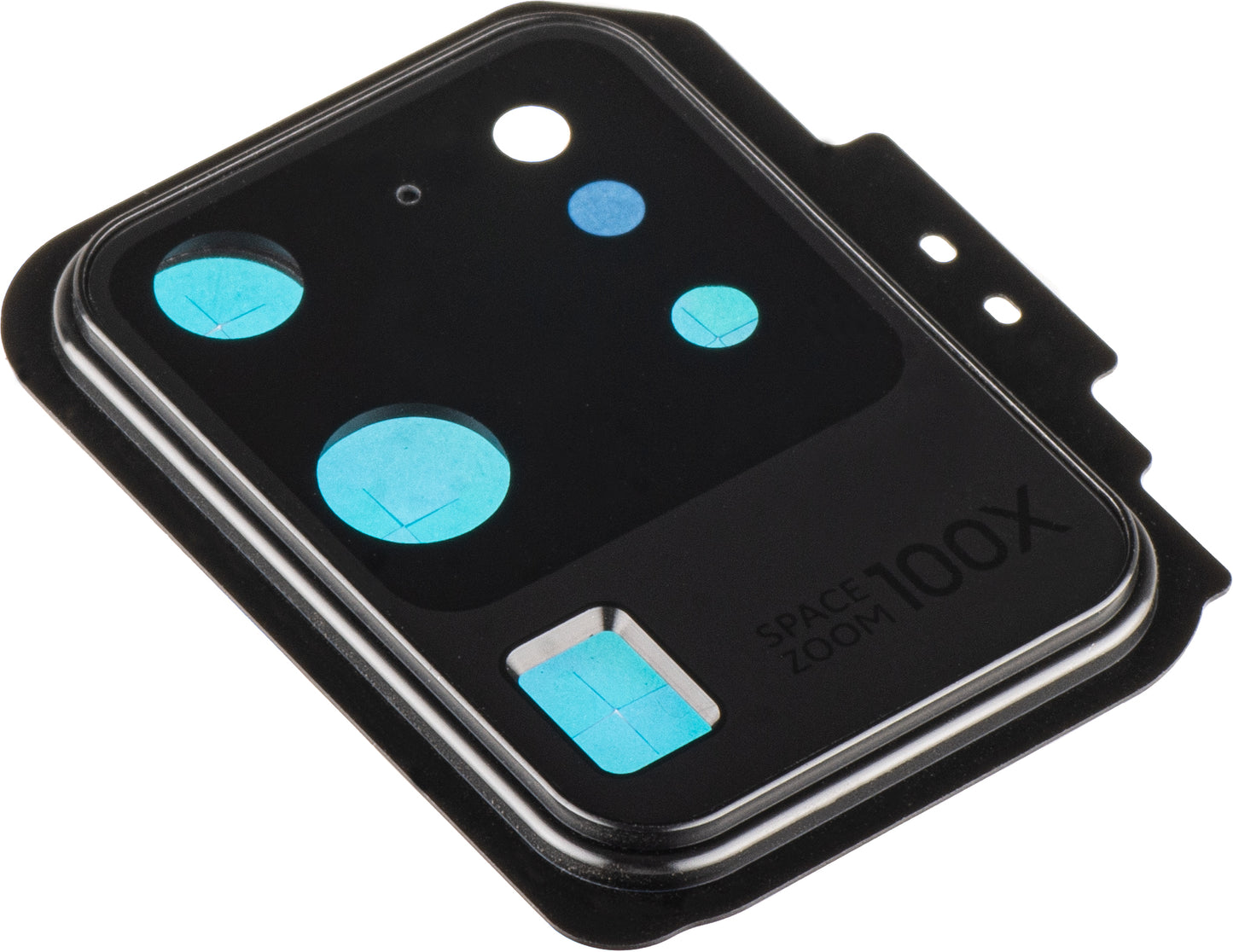 Vetro Fotocamera Posteriore Samsung Galaxy S20 Ultra 5G G988 / S20 Ultra G988, con Cornice, Nero