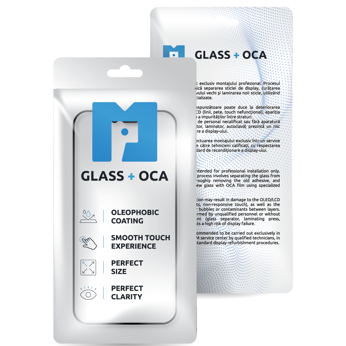 Bildschirmglas + OCA MP kompatibel mit Apple Watch Series 10 42mm, Schwarz