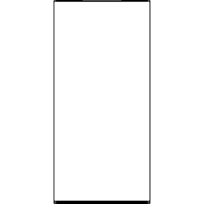Verre d'écran + Colle de bord / OCA Forward Guard pour Samsung Galaxy S22 Ultra 5G S908, Noir
