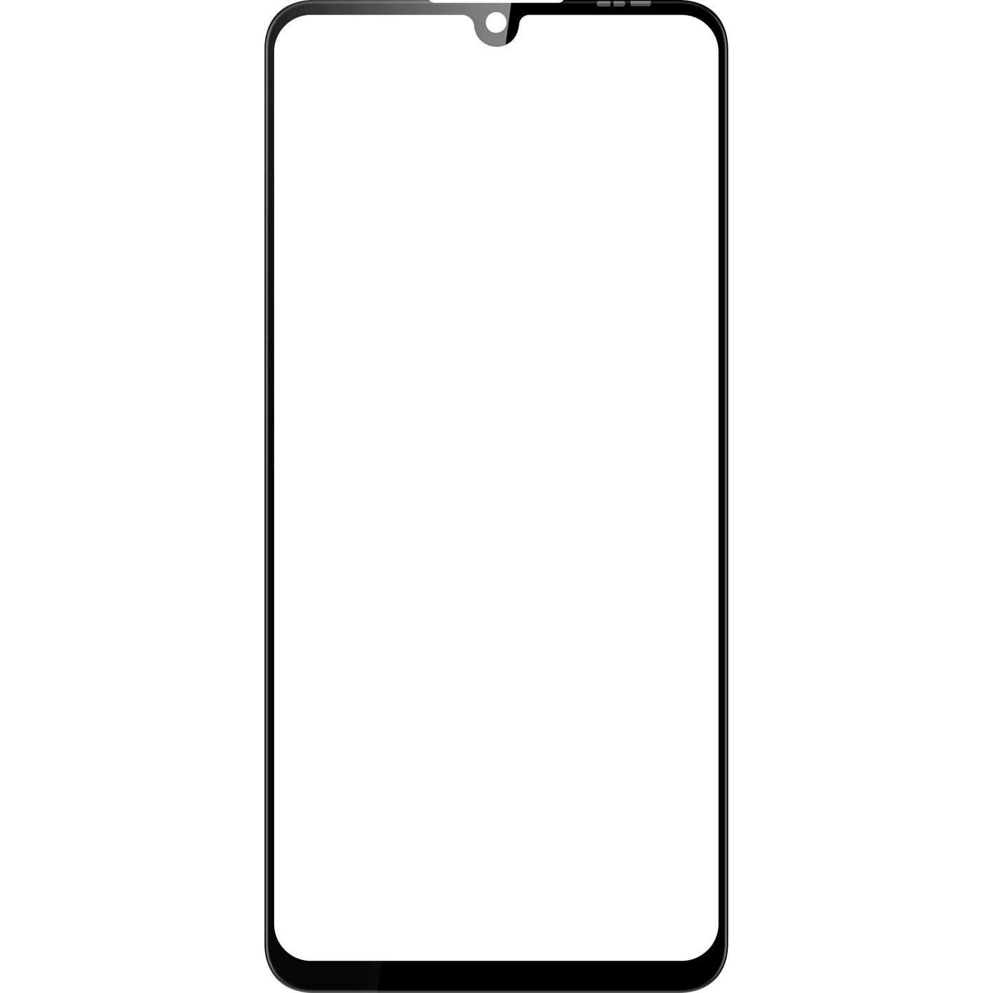 Bildschirmglas + OCA Forward Shield für Huawei P30 lite, Schwarz