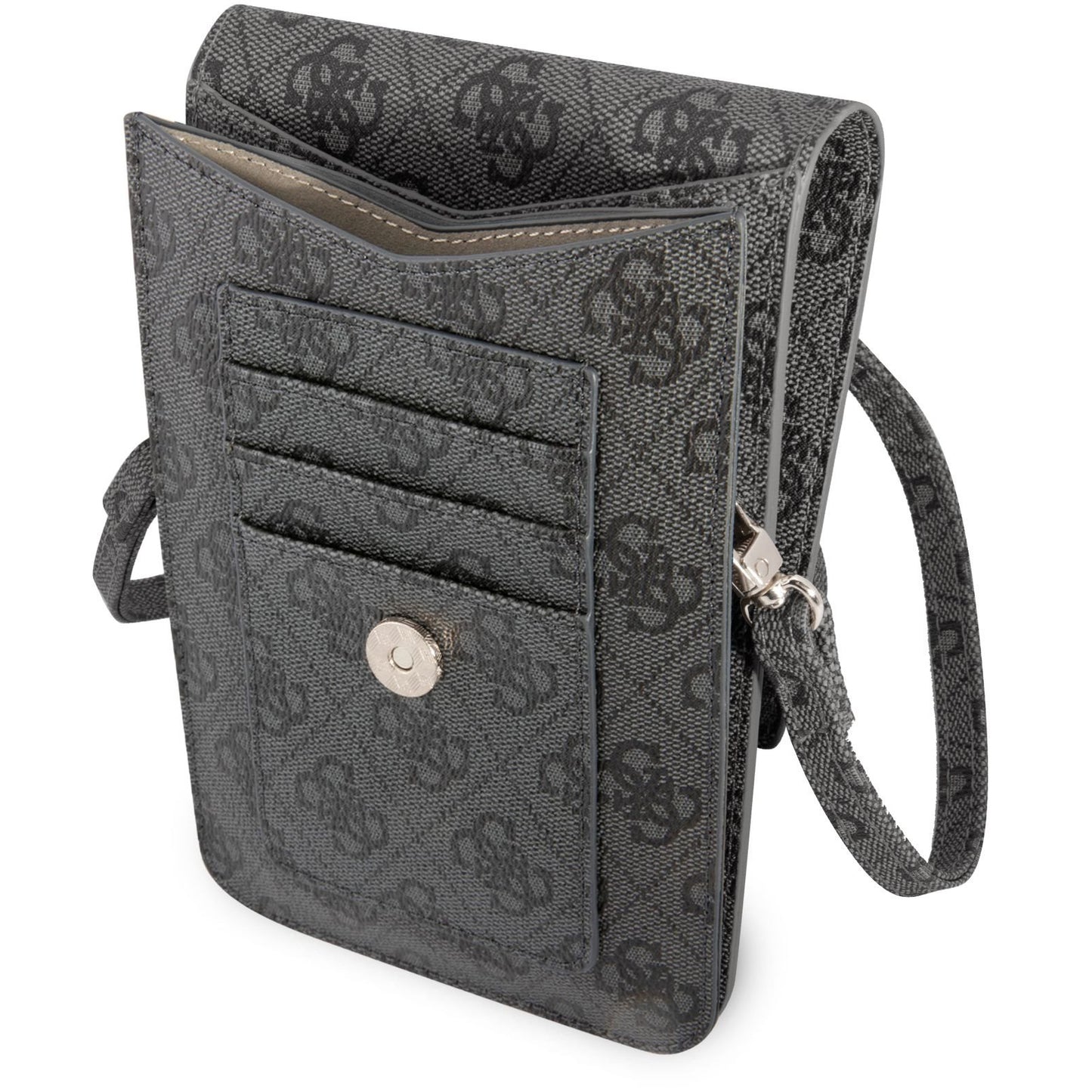 Borsa Universale per Telefono, Guess, 4G Triangle Logo, Nera