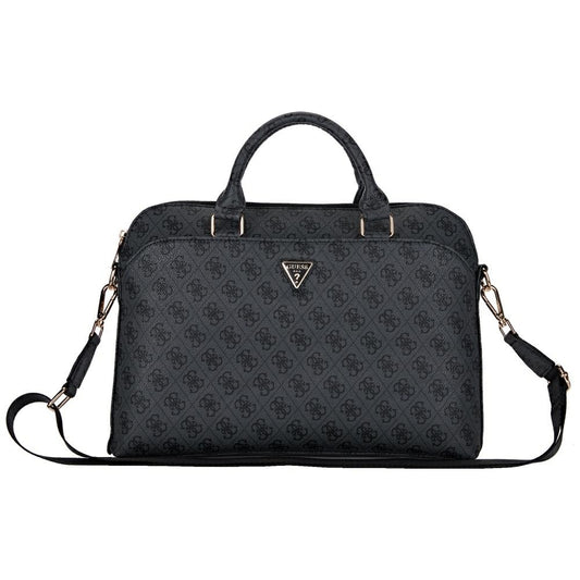 Borsa Guess 4G Triangle Logo per Laptop 15inch, Nera