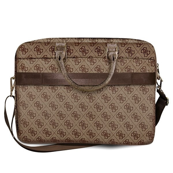 Guess 4G Metal Logo Tasche für Laptop 15 Zoll - 16 Zoll, Braun
