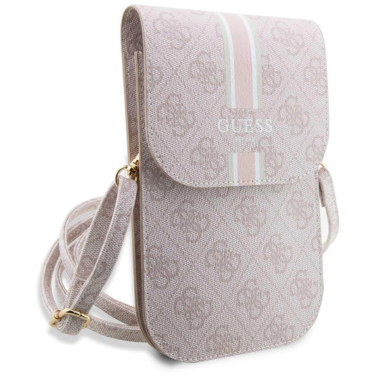 Borsa Universale per Telefono, Guess, 4G Stripes, Rosa