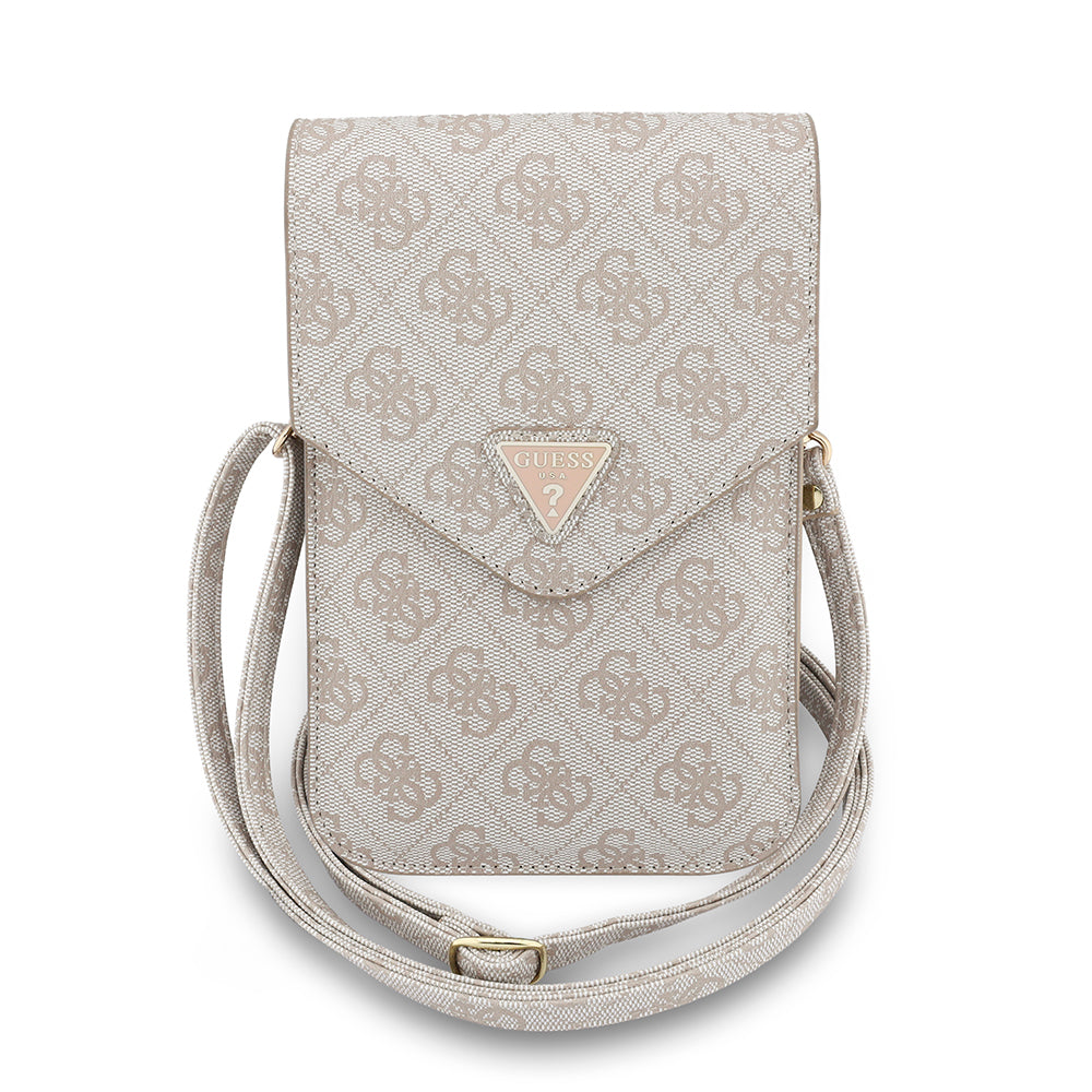 Borsa Universale per Telefono, Guess, Fliptok Triangle 4G, Rosa