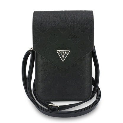 Universaltasche für Telefon, Guess, Grained Peony, Schwarz