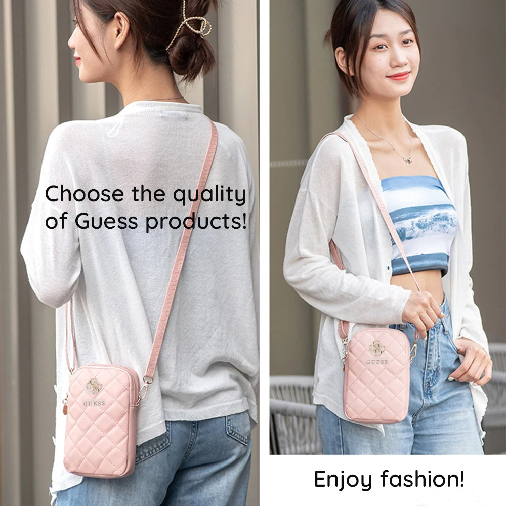 Sac Universel pour Téléphone, Guess, Quilted 4G, Noir