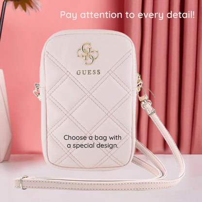 Sac Universel pour Téléphone, Guess, Quilted 4G, Noir