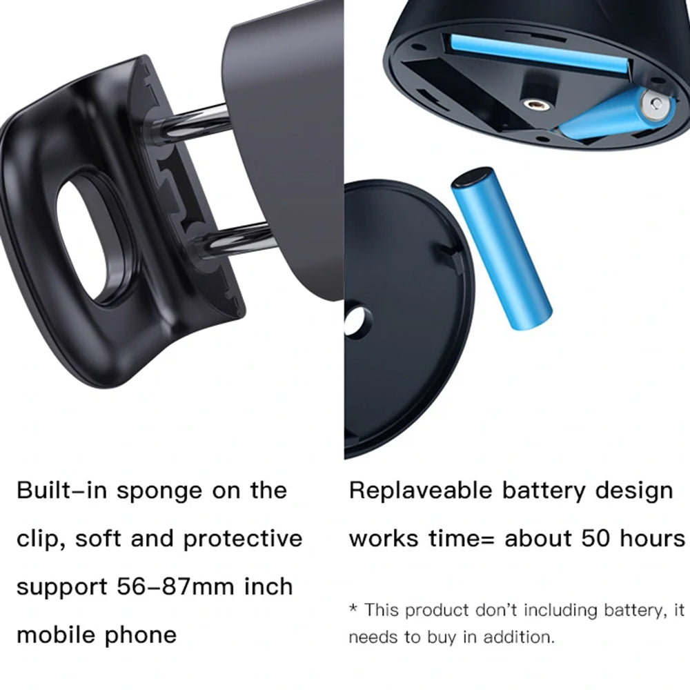 Gimbal Stabilizzatore Yesido SF10 Face Tracking 360, Nero