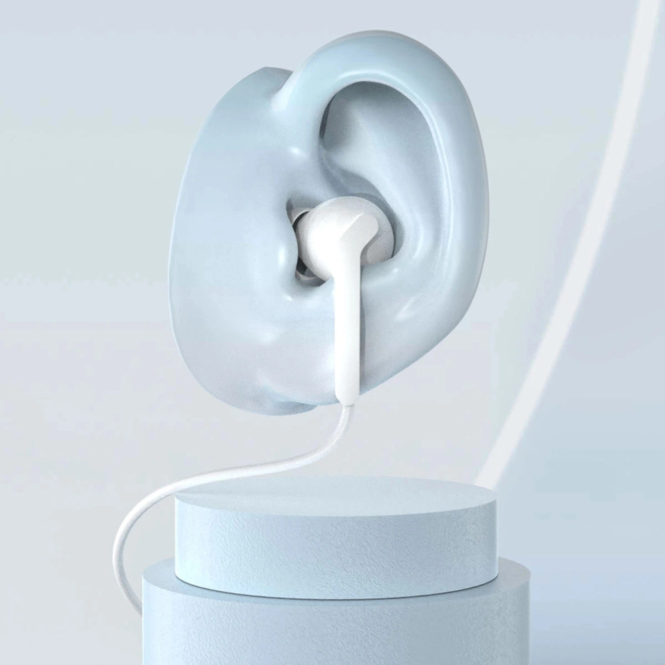 Écouteurs mains libres 3,5 mm Dudao X3+, Blanc