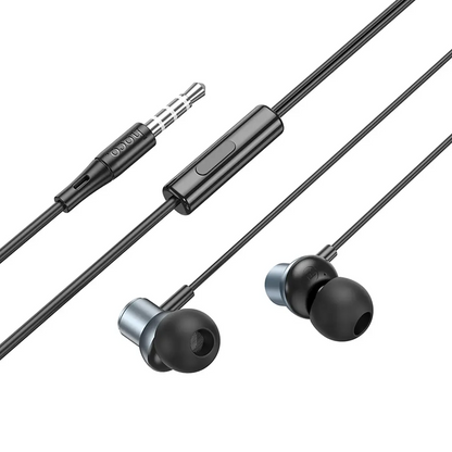 Freisprecheinrichtung 3,5 mm HOCO M110, Grau
