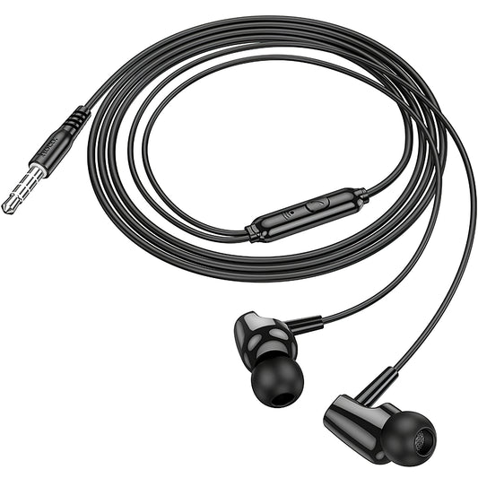 Kit mains libres 3.5mm HOCO M112, Noir