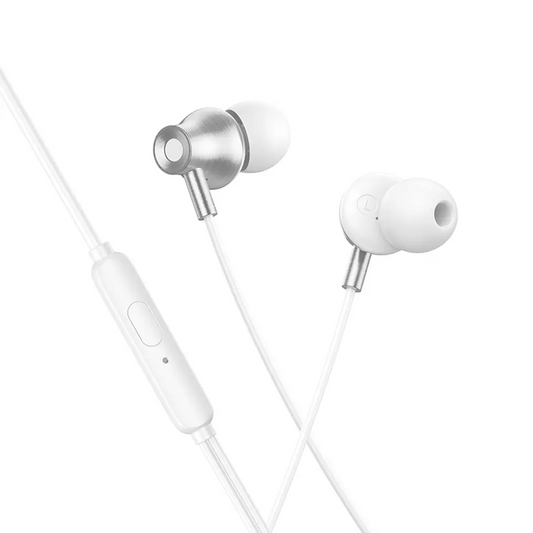 Kit mains libres 3,5 mm HOCO M119, Argent