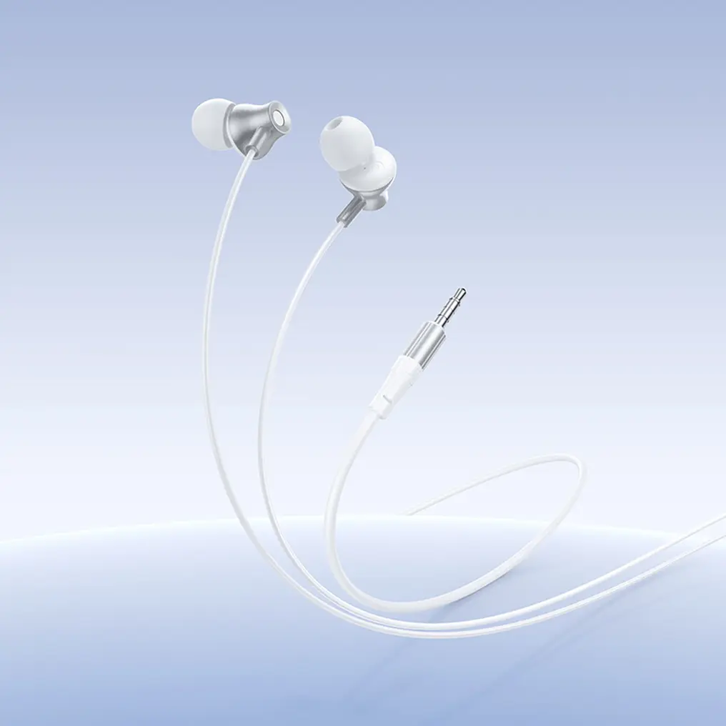 Kit mains libres 3,5 mm HOCO M119, Argent