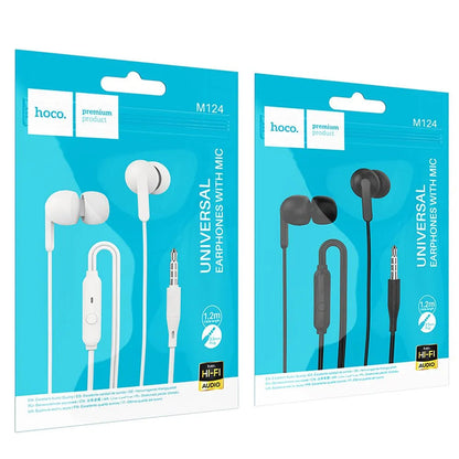 Handsfree 3.5mm HOCO M124, Noir