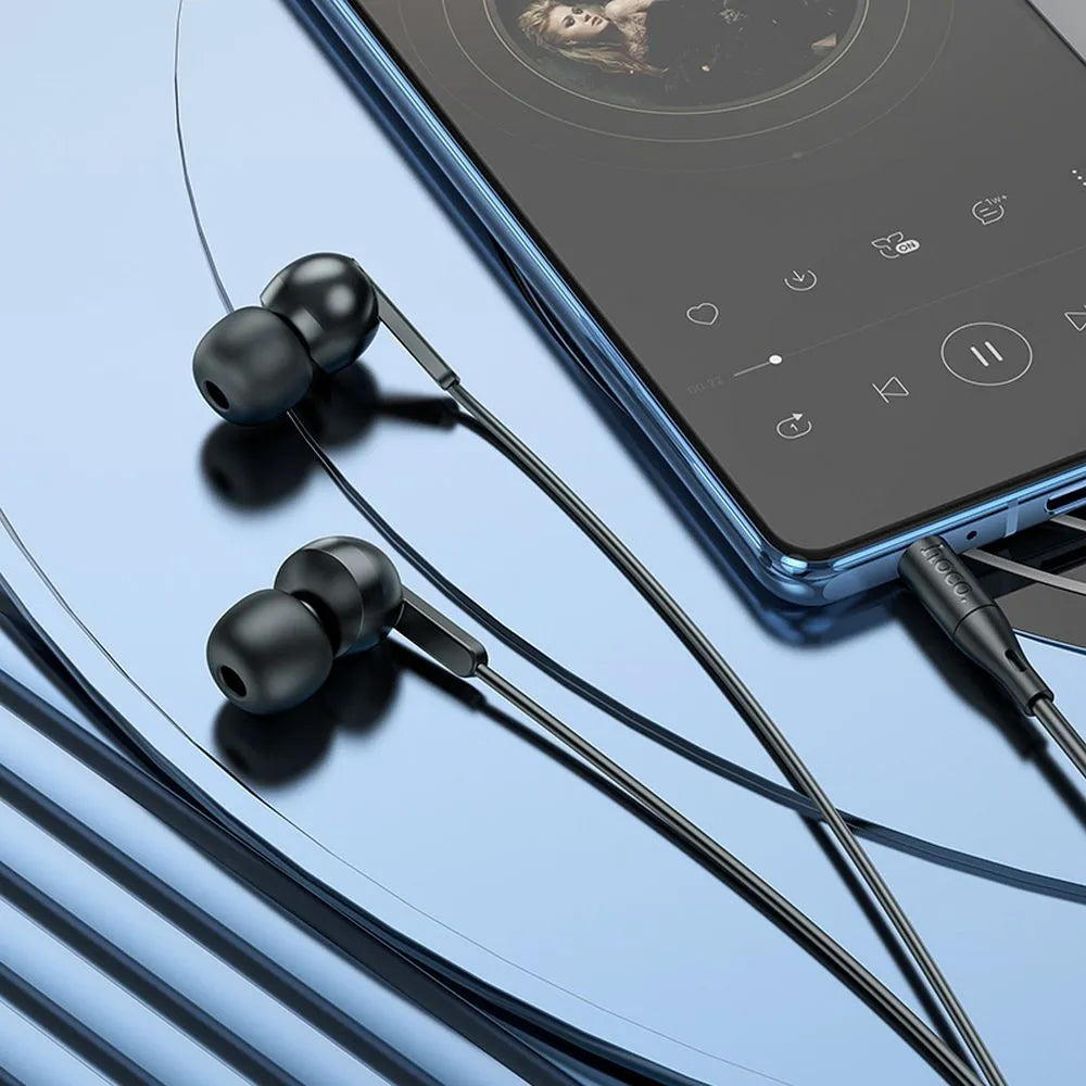 Handsfree 3.5mm HOCO M124, Noir