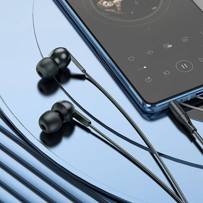 Handsfree 3.5mm HOCO M124, Noir