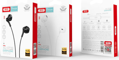 Handsfree 3.5mm XO Design EP39, Blanc