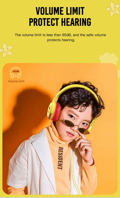 Écouteurs 3.5mm XO Design EP47 Study Kids, Jaunes