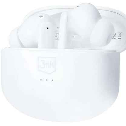 Kit mains libres Bluetooth 3MK LIFEPODS, TWS, ANC, Blanc