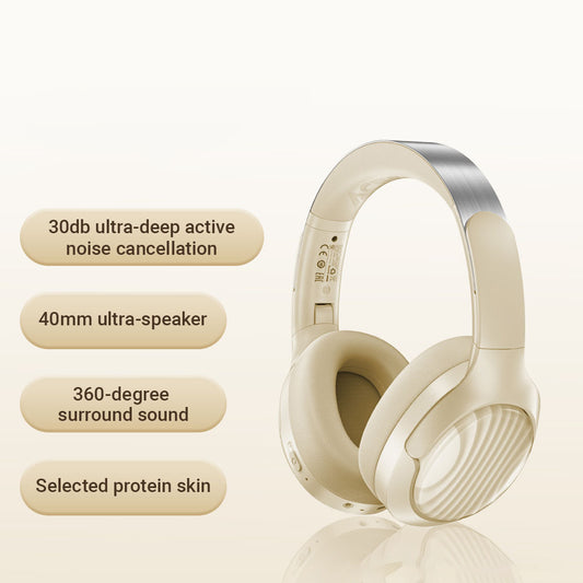 Handsfree Bluetooth Acefast H5, A2DP, ANC, Bianco