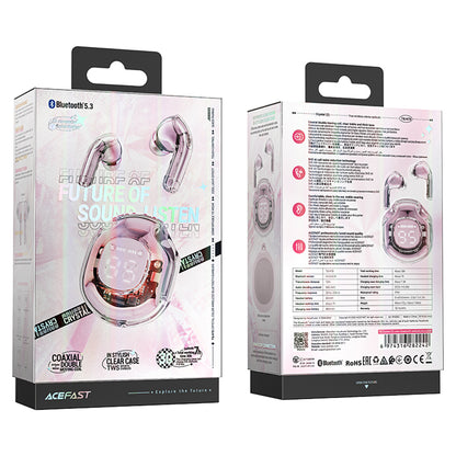 Écouteurs Bluetooth Acefast T8, TWS, Rose