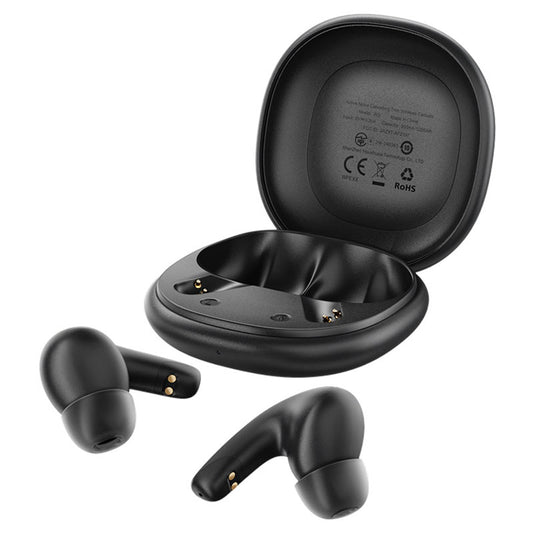 Bluetooth-Freisprecheinrichtung Acefast W3, TWS, ANC, Schwarz