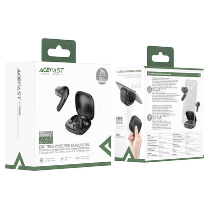 Handsfree Bluetooth Acefast W4, TWS, Nero