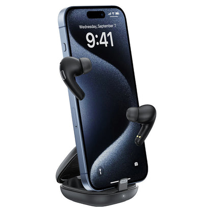 Handsfree Bluetooth Acefast W4, TWS, Nero