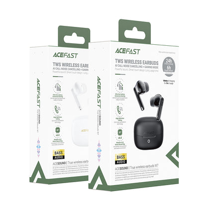 Auricolare Bluetooth Acefast W7, TWS, Nero