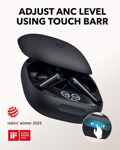 Auricolari Bluetooth Anker SoundCore Liberty 4 Pro, TWS, ANC, Nero A3954G11