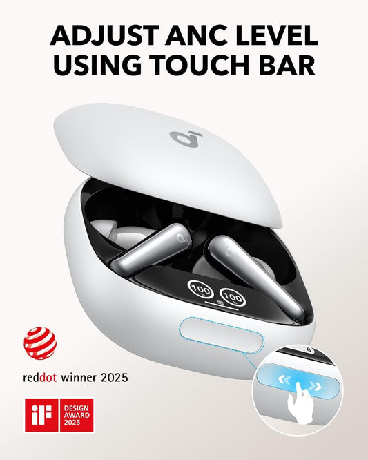 Handsfree Bluetooth Anker Soundcore Liberty 4 Pro, TWS, ANC, White A3954G21