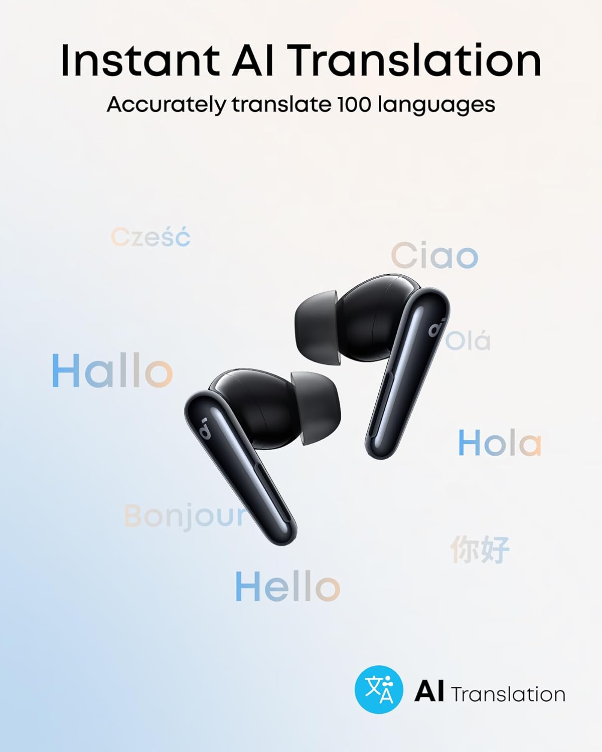 Auricolari Bluetooth Anker SoundCore Liberty 4 Pro, TWS, ANC, Nero A3954G11