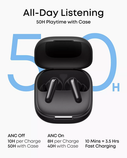 Bluetooth-Headset Anker SoundCore R60i, TWS, ANC, Schwarz D1202G11
