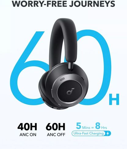 Handsfree Bluetooth Anker Soundcore Space One Pro, A2DP, ANC, Nero A3062G11