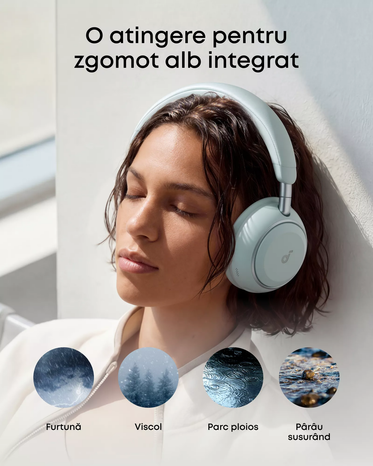 Kit mains libres Bluetooth Anker SoundCore Space 2, A2DP, ANC, Vert D1402G61