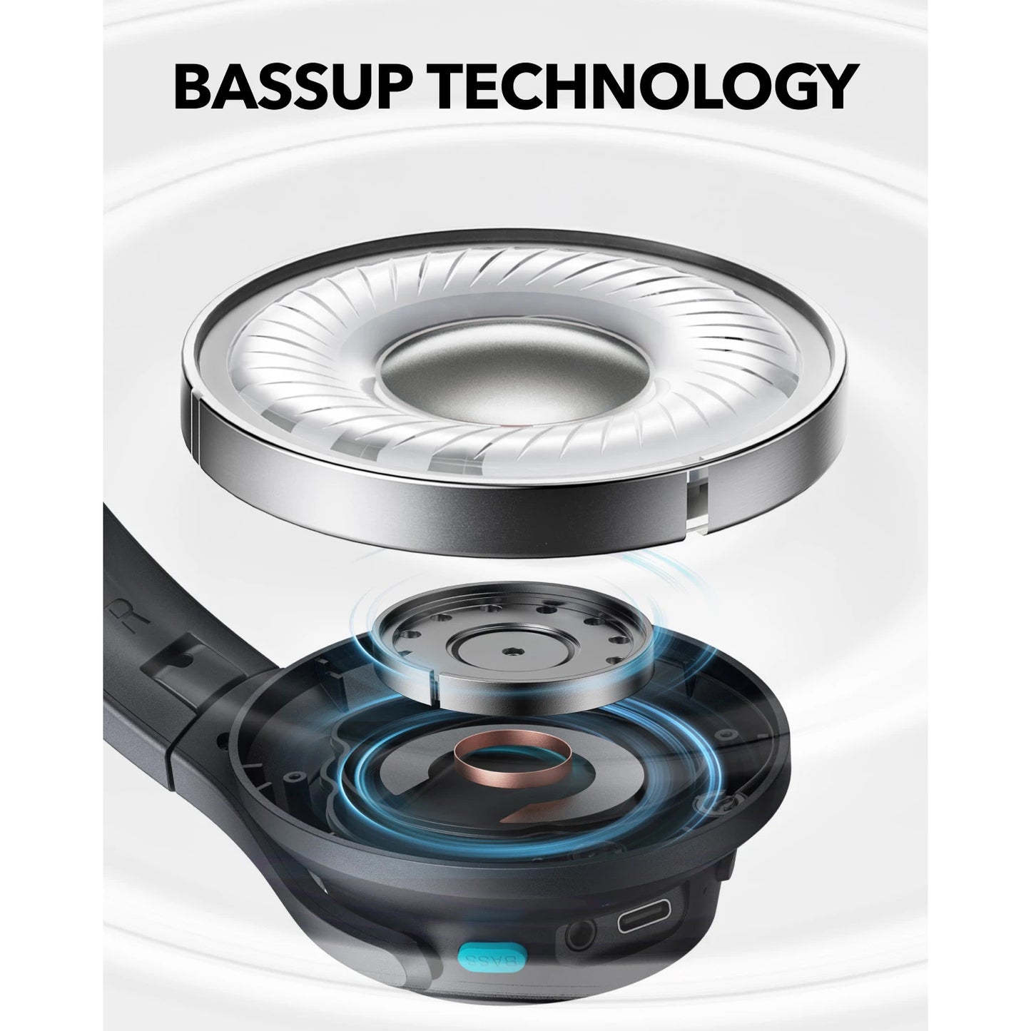 Handsfree Bluetooth Anker Soundcore Q11i, MultiPoint, A2DP, Grigio A3005GA1