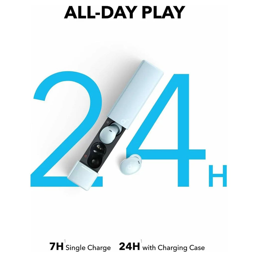 Kit mains libres Bluetooth Anker SoundCore A30i, TWS, Bleu A3958G31