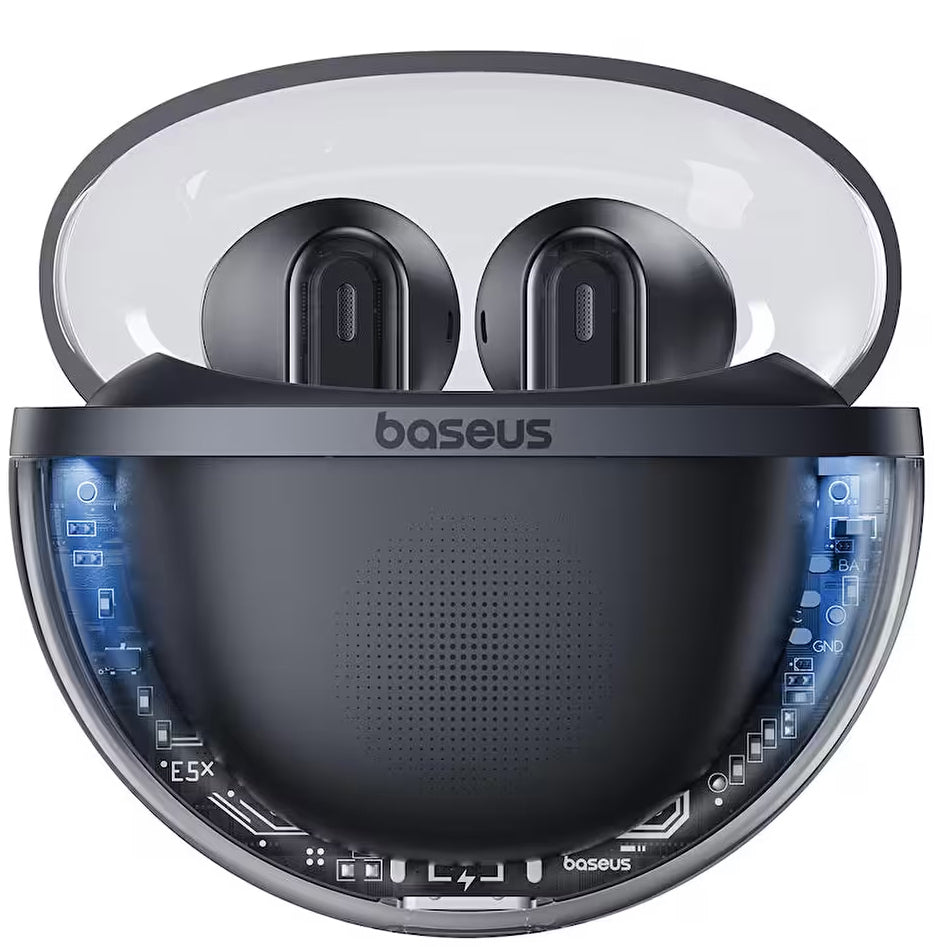Handsfree Bluetooth Baseus Bowie E5x, TWS, Schwarz A00060101123-00