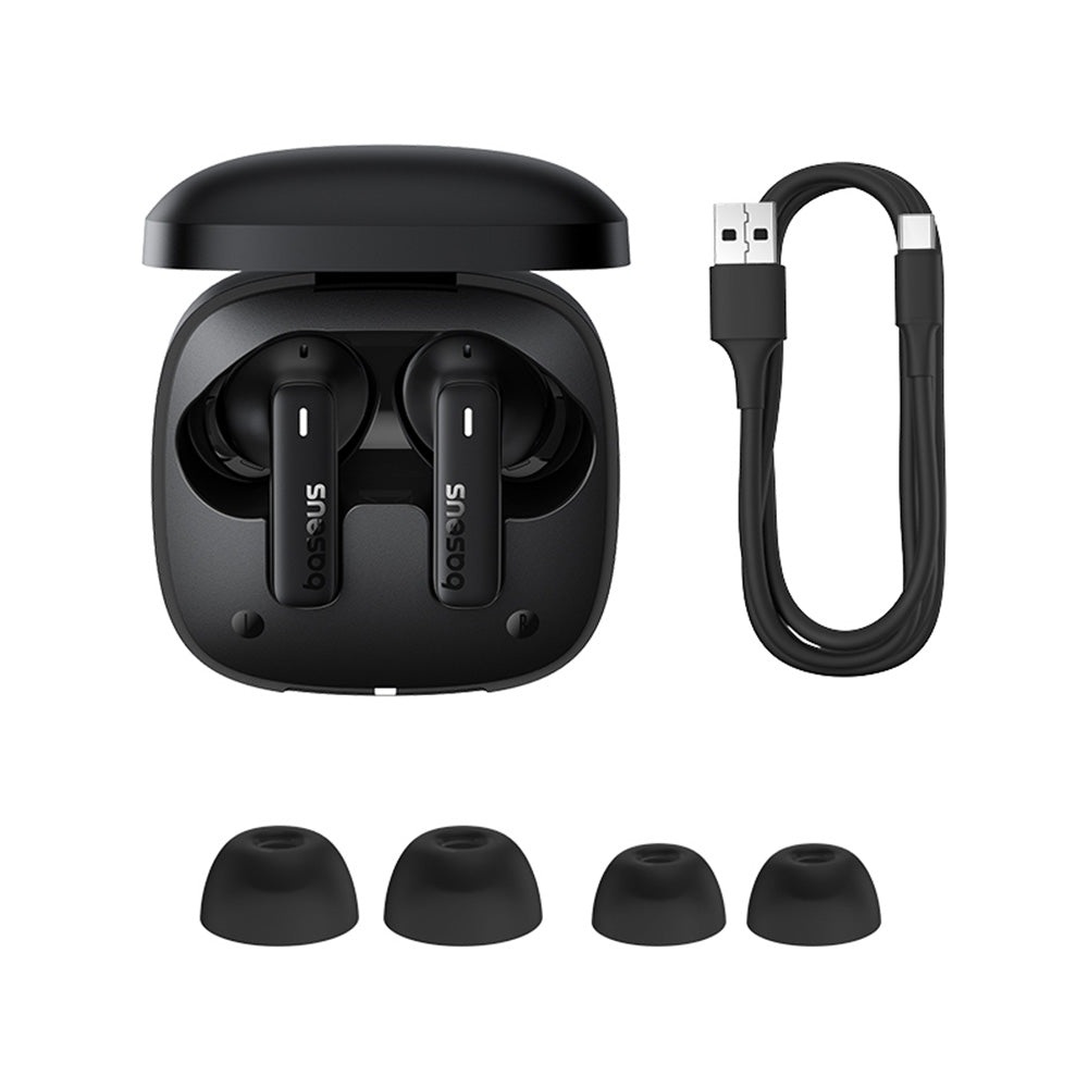 Handsfree Bluetooth Baseus Bowie E19, TWS, Nero A00069600113-00