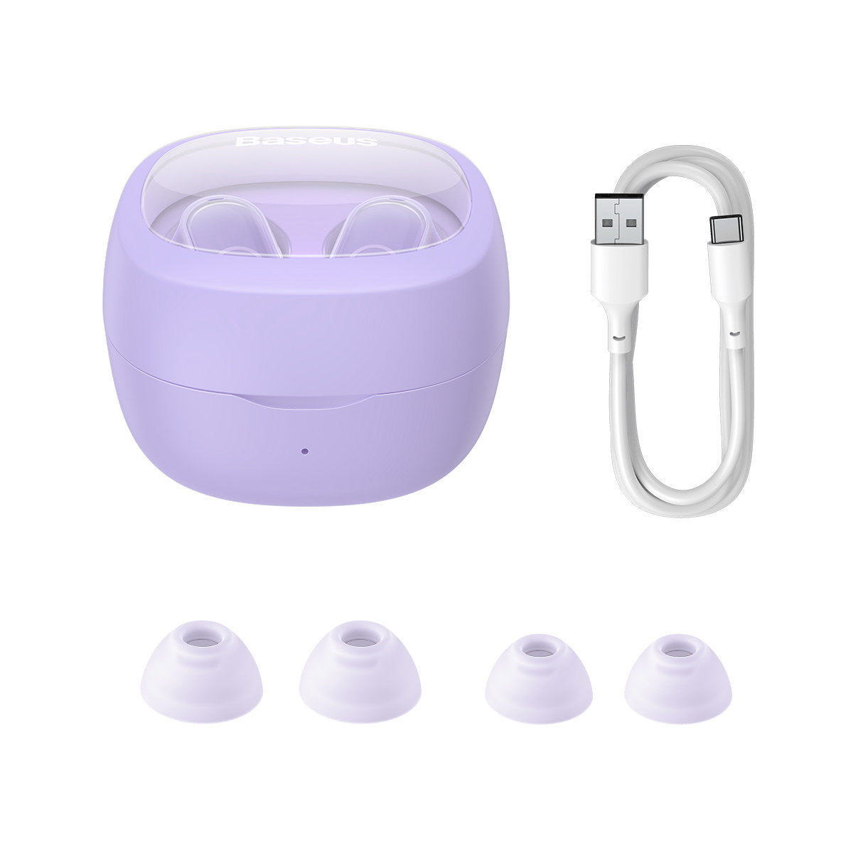 Handsfree Bluetooth Baseus Bowie WM02, TWS, Violet NGTW370205