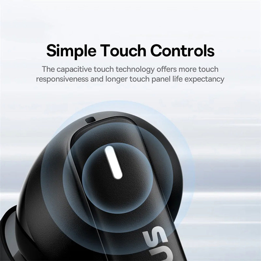 Handsfree Bluetooth Baseus Bowie E19, TWS, Schwarz A00069600113-00