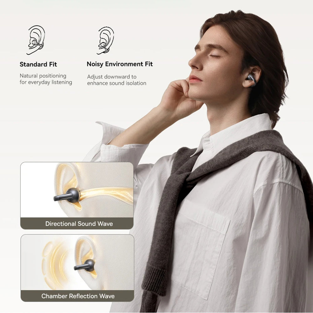 Auricolare Bluetooth Baseus Bowie MC1 Pro, TWS, MultiPoint, Nero A0102503