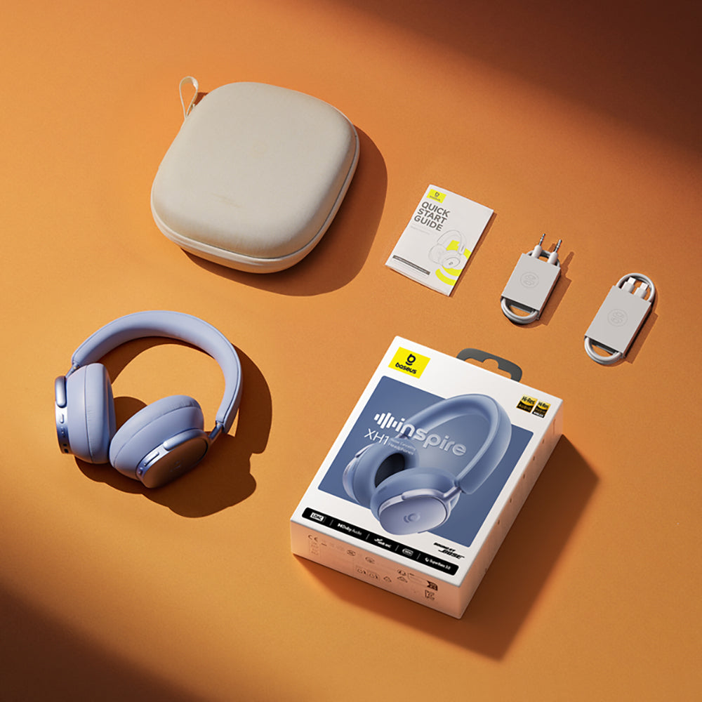 Handsfree Bluetooth Baseus Inspire XH1 Sound by Bose, A2DP, ANC, Blu A0203601