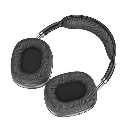 Auricolare Bluetooth Borofone BO22 Elegant, A2DP, Grigio